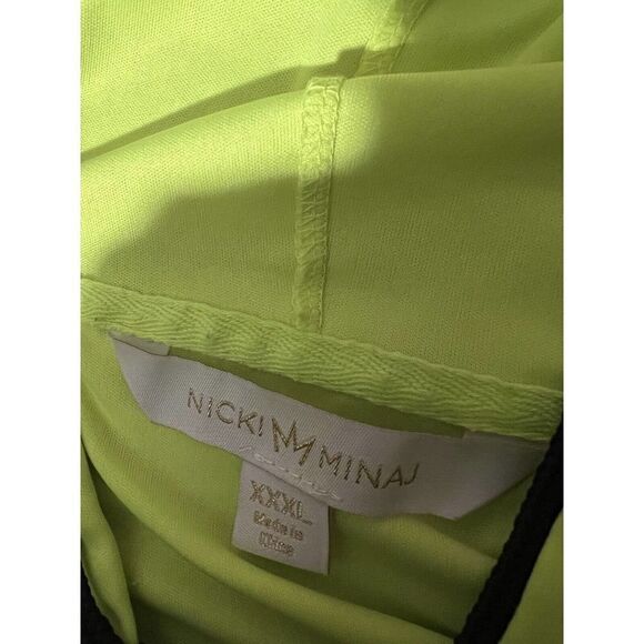 Nikki Minaj Athletic Jacket Zip Up Youth XXXL Yellow/ Gray - Picture 5 of 7